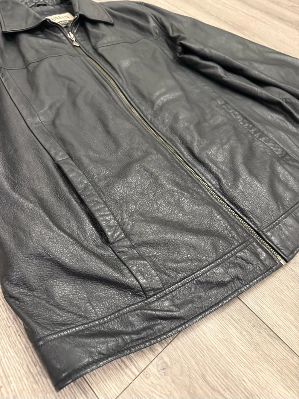 M. Julian Vintage Wilson’s Leather Full Zip Y2K Biker Men’s Size: XL Car Jacket